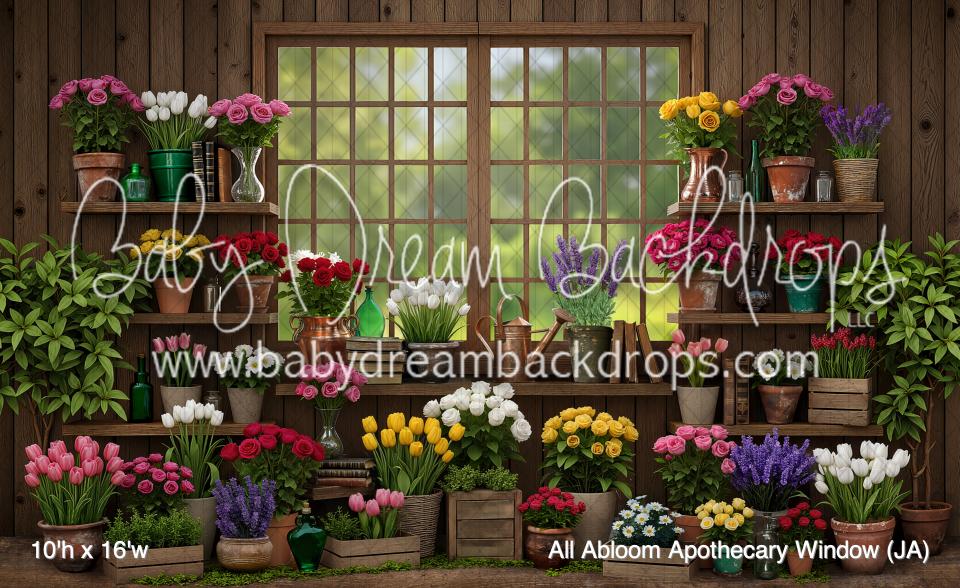 All Abloom Apothecary Window (JA)