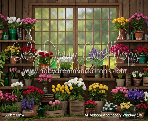 All Abloom Apothecary Window (JA)