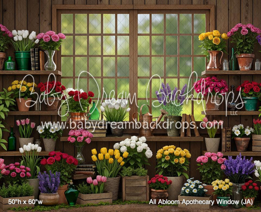 All Abloom Apothecary Window (JA)