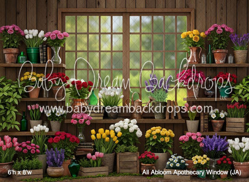 All Abloom Apothecary Window (JA)
