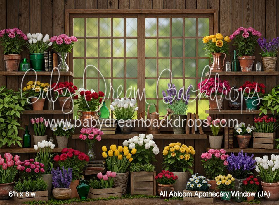 All Abloom Apothecary Window (JA)