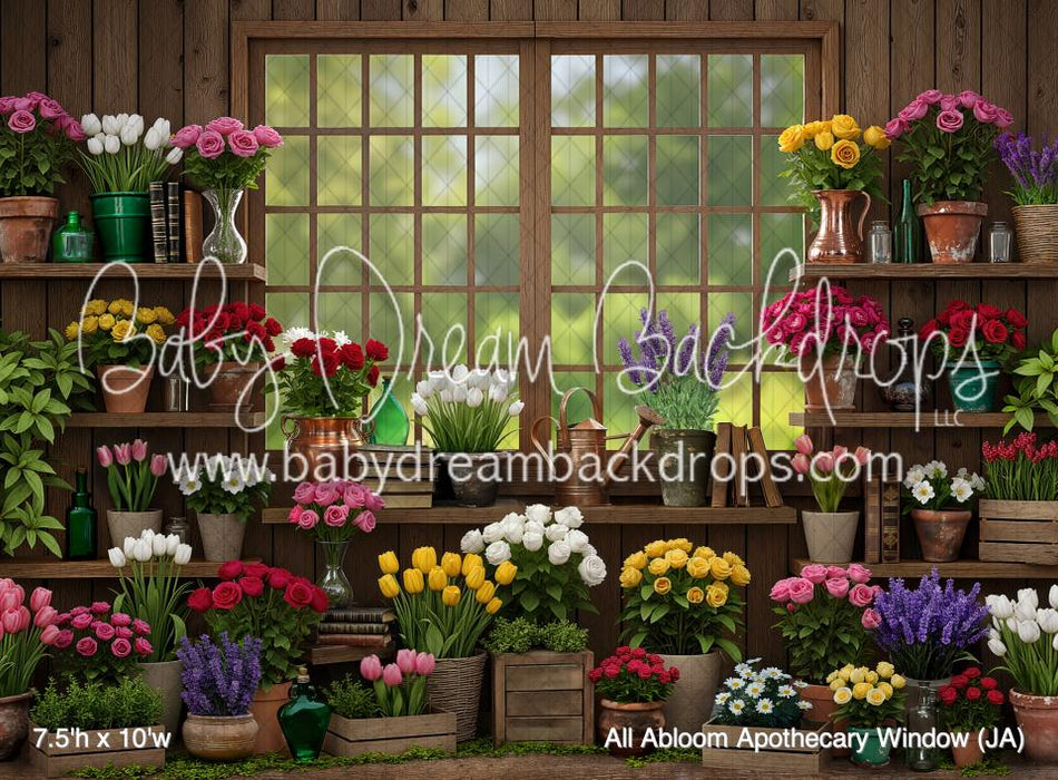 All Abloom Apothecary Window (JA)