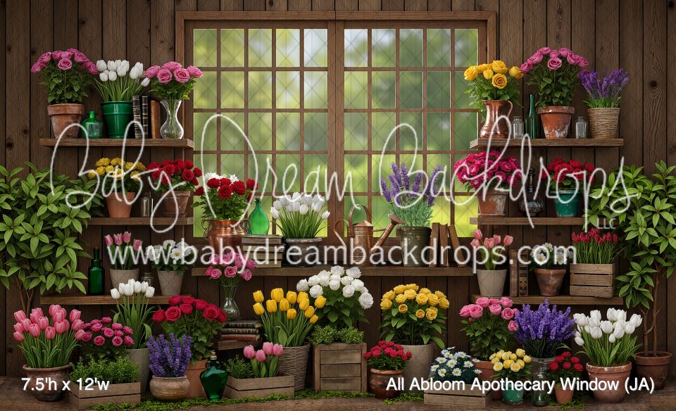 All Abloom Apothecary Window (JA)