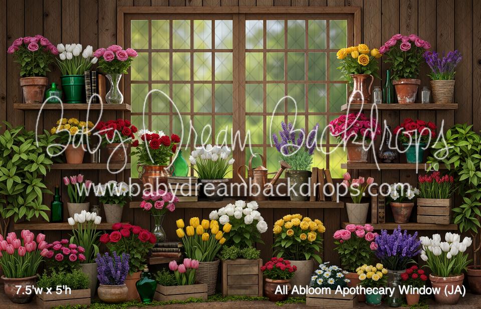 All Abloom Apothecary Window (JA)