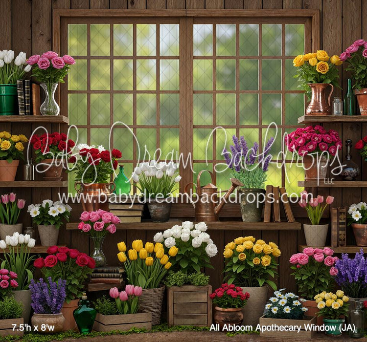 All Abloom Apothecary Window (JA)