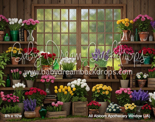 All Abloom Apothecary Window (JA)