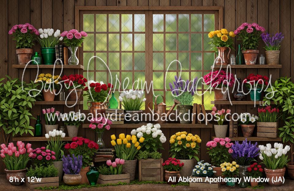 All Abloom Apothecary Window (JA)