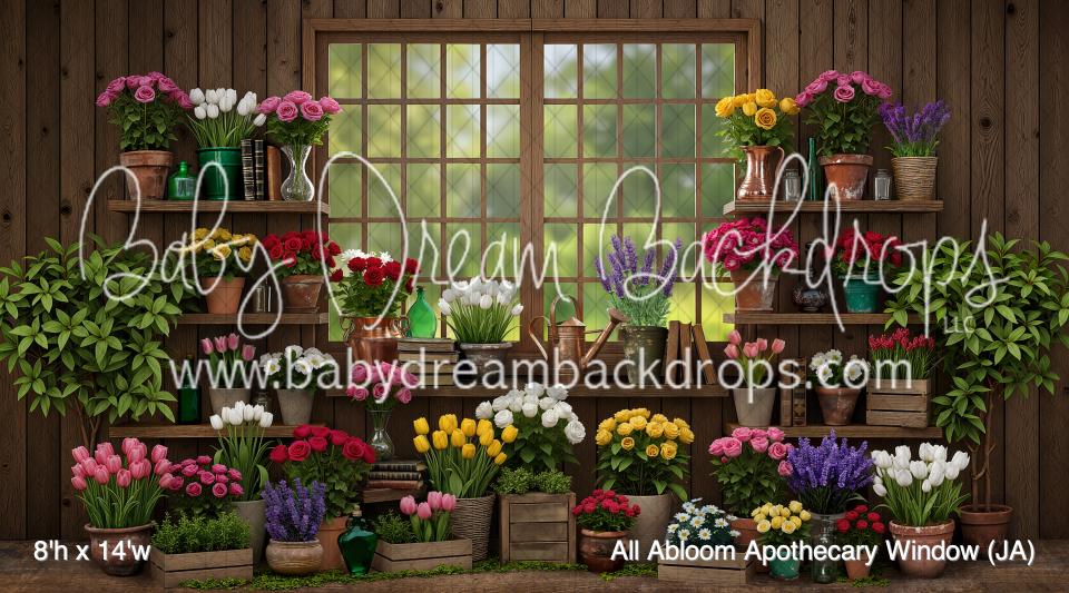 All Abloom Apothecary Window (JA)