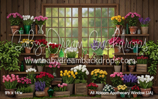 All Abloom Apothecary Window (JA)