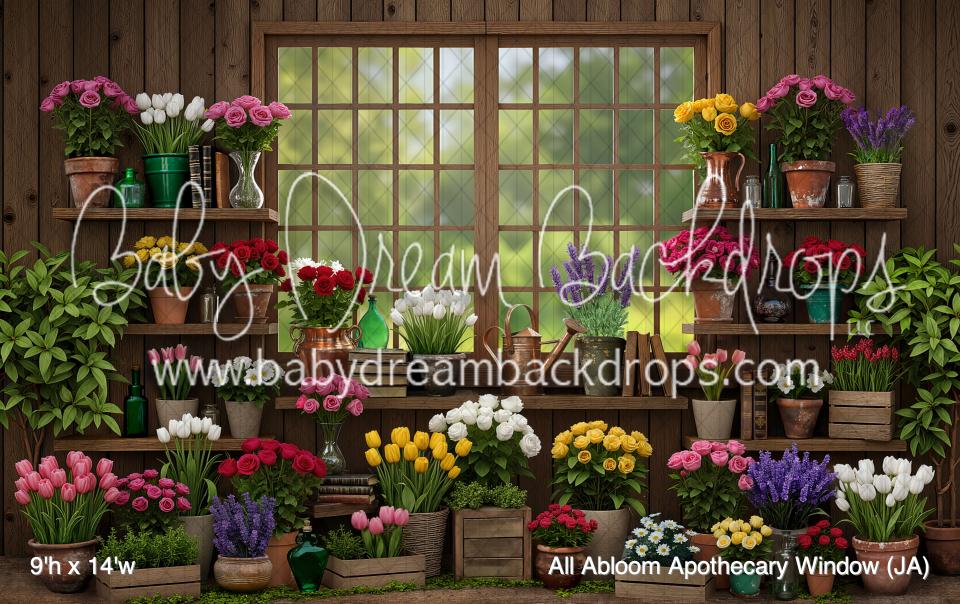 All Abloom Apothecary Window (JA)