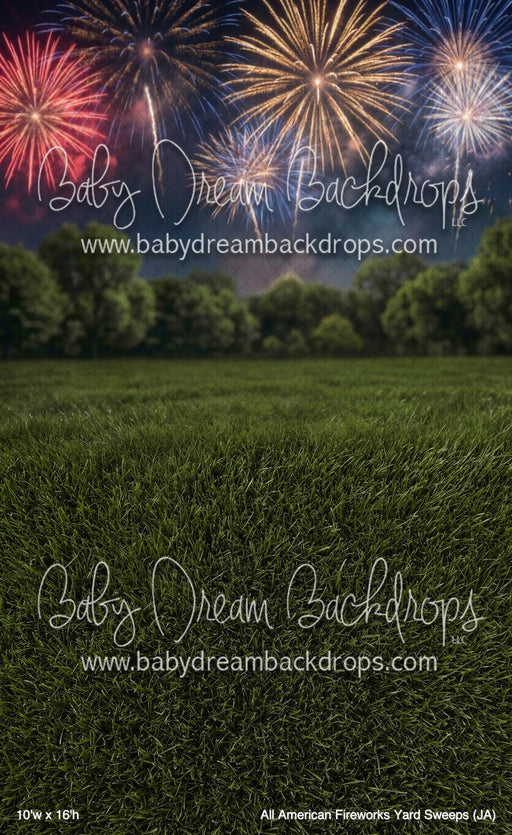 All American Fireworks Yard Sweeps (JA)