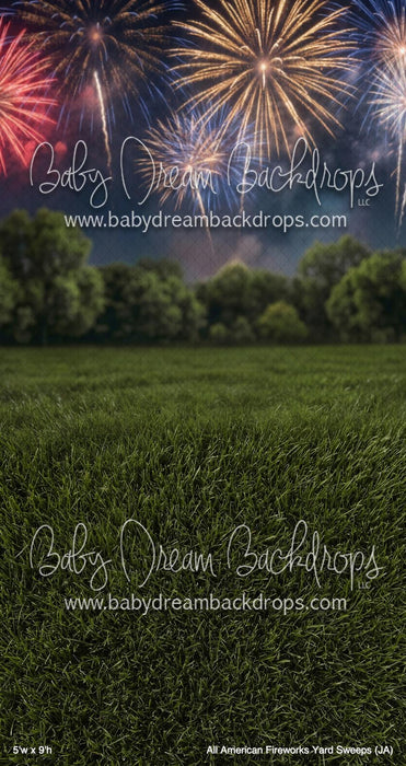 All American Fireworks Yard Sweeps (JA)