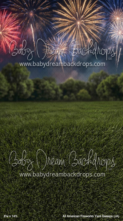 All American Fireworks Yard Sweeps (JA)
