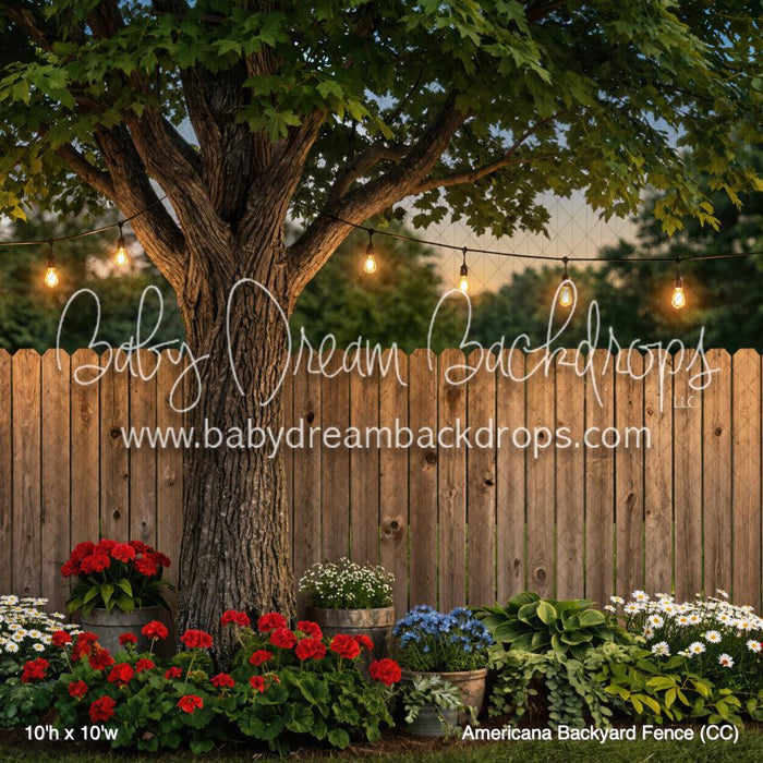 Americana Backyard Fence (CC)