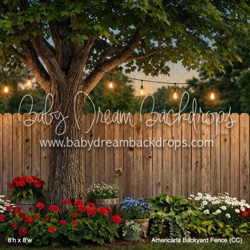 Americana Backyard Fence (CC)