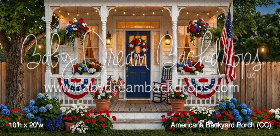 Americana Backyard Porch (CC)