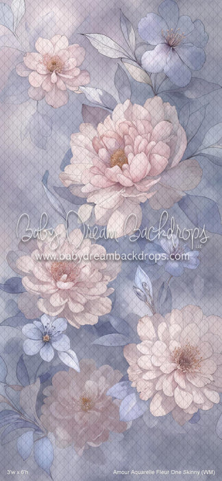 Amour Aquarelle Fleur One Skinny (WM)