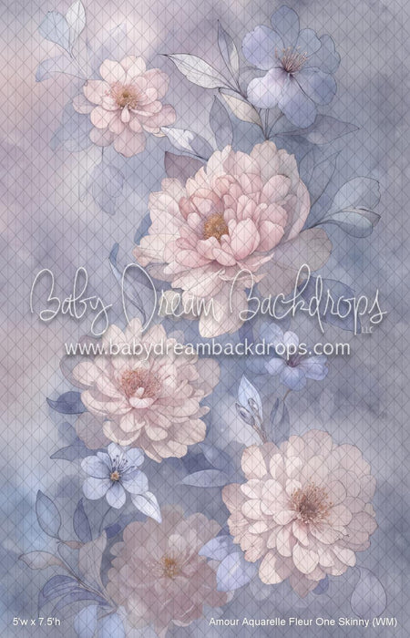 Amour Aquarelle Fleur One Skinny (WM)