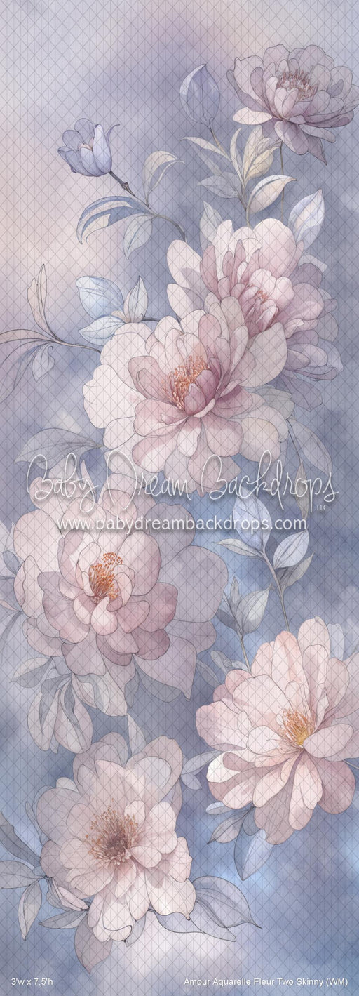 Amour Aquarelle Fleur Two Skinny (WM)
