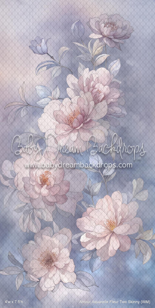 Amour Aquarelle Fleur Two Skinny (WM)