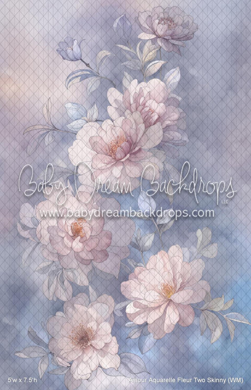 Amour Aquarelle Fleur Two Skinny (WM)