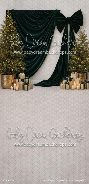 An Elegant Draped Christmas Sweep (MD)