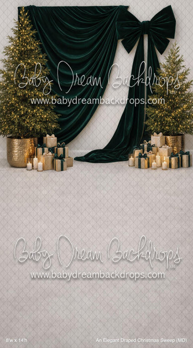 An Elegant Draped Christmas Sweep (MD)