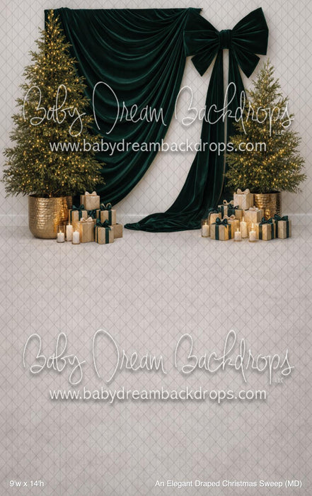 An Elegant Draped Christmas Sweep (MD)