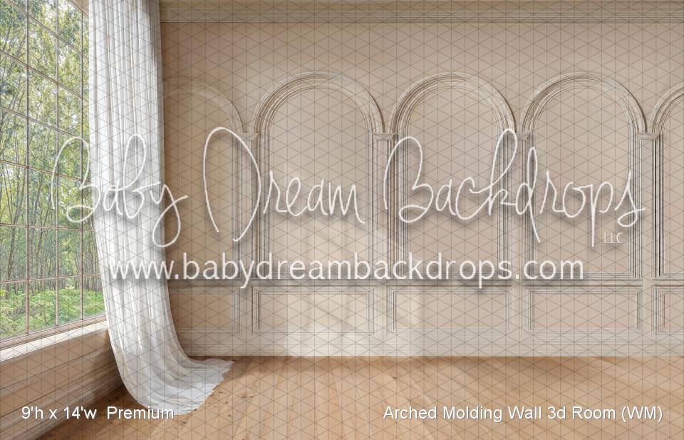 Arched Molding Wall 3d Room (WM)
