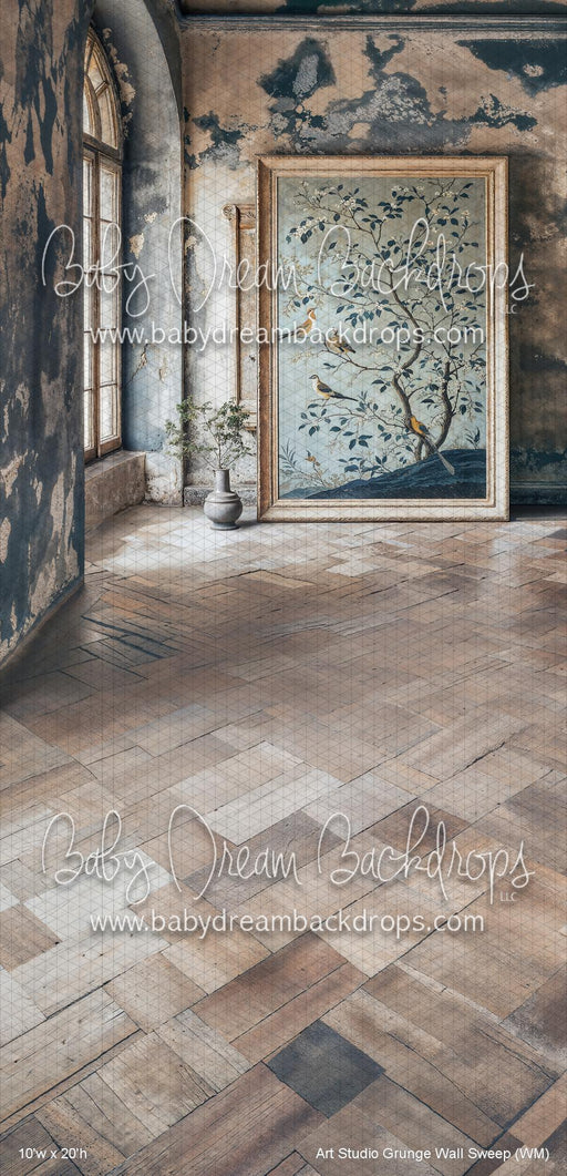 Art Studio Grunge Wall Sweep (WM)