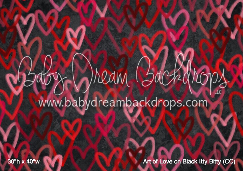 Art of Love on Black Itty Bitty (CC)