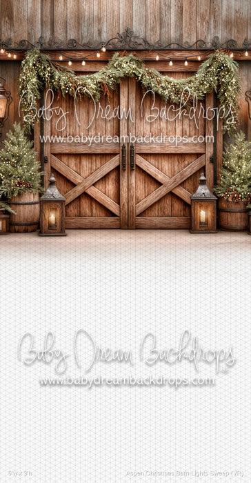 Aspen Christmas Barn Lights Sweep (VR)