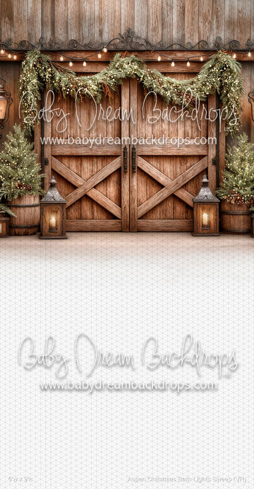 Aspen Christmas Barn Lights Sweep (VR)