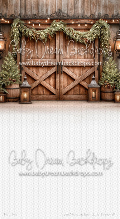 Aspen Christmas Barn Lights Sweep (VR)