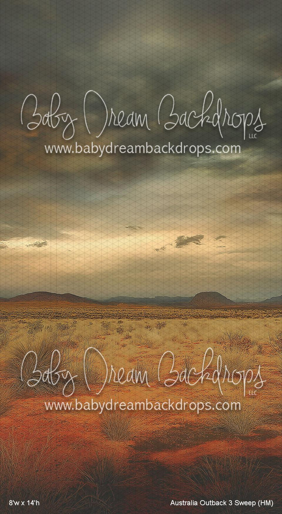 Australia Outback 3 Sweep (HM) — Baby Dream Backdrops