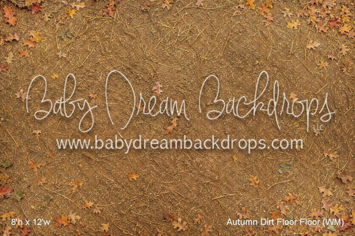 Autumn Dirt Fabric Floor Fabric Floor (WM)