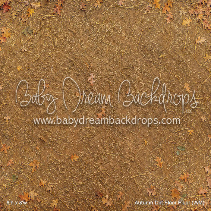 Autumn Dirt Fabric Floor Fabric Floor (WM)
