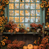 Autumn Greenhouse Window Flipped (JA)