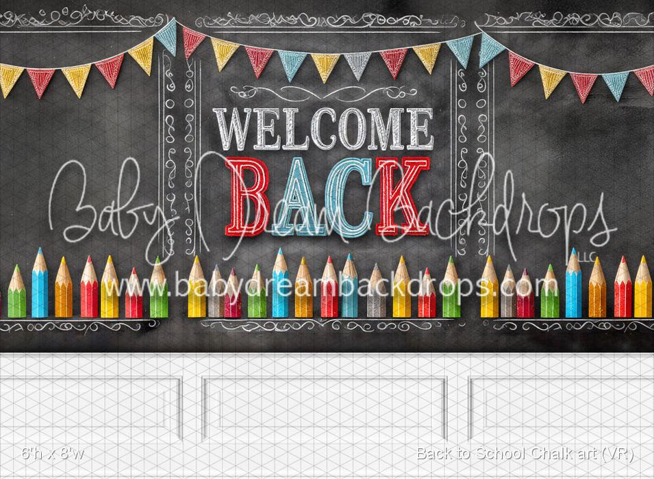 Back to School Chalk art (VR)