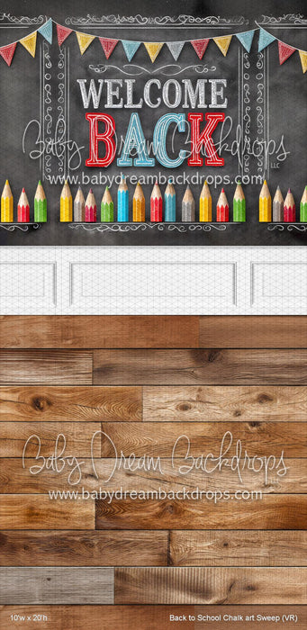 Back to School Chalk art Sweep (VR)