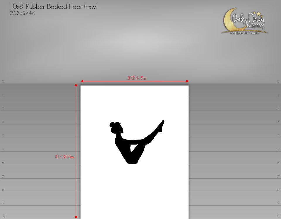 10x8' Rubber Backed Floors