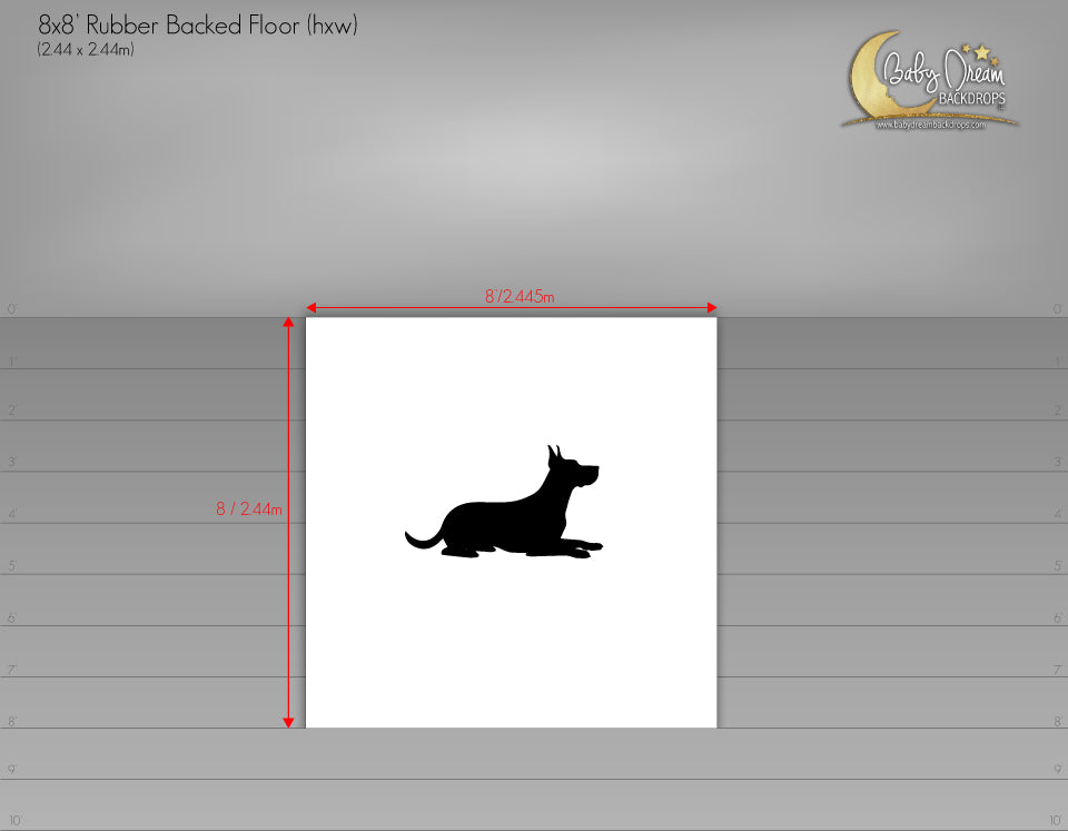 8x8' Rubber Backed Floors