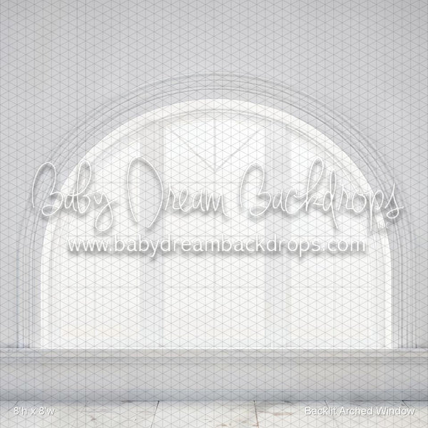 X Drop Backlit Arched Window (WM)