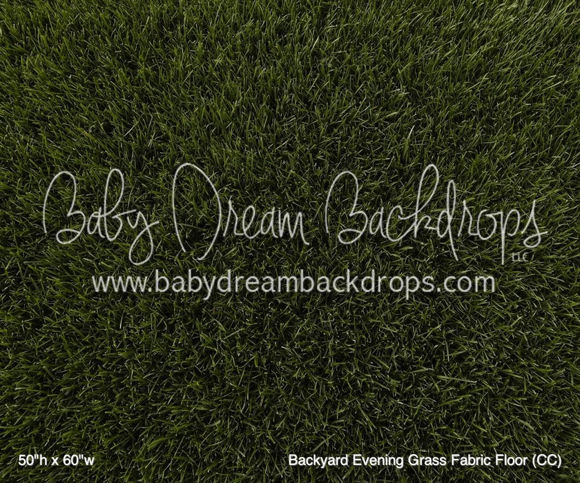 Backyard Evening Grass Fabric Floor (CC)