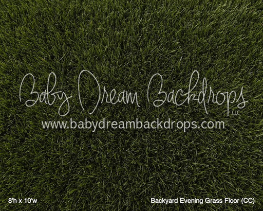 Backyard Evening Grass Fabric Floor (CC)