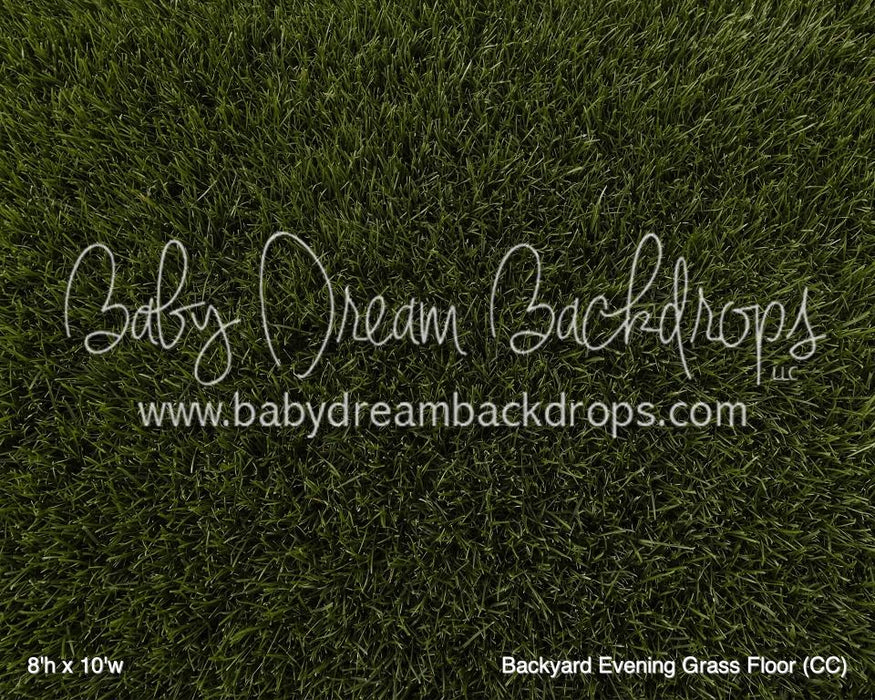 Backyard Evening Grass Fabric Floor (CC)