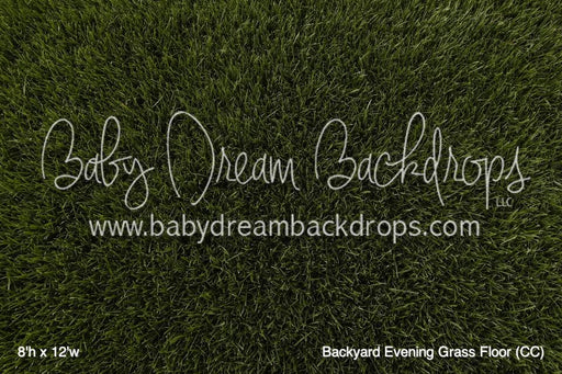 Backyard Evening Grass Fabric Floor (CC)