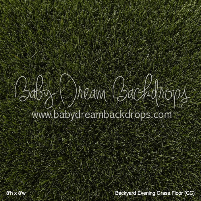 Backyard Evening Grass Fabric Floor (CC)