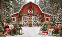 Backyard Red Winter Barn (CC)