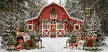 Backyard Red Winter Barn (CC)
